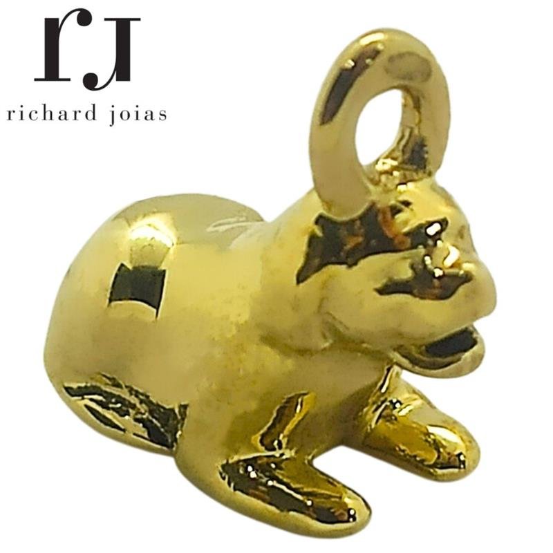 PINGENTE DE MOEDA CACHORRINHO DE TAMANHO 1,0 X 1,1
