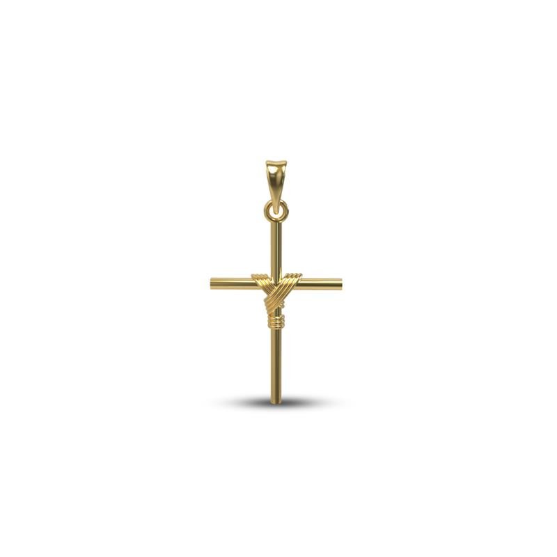 PINGENTE DE MOEDA CRUCIFIXO TAMANHO 3,3X1,8