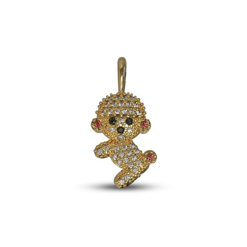 PINGENTE DE MOEDA CACHORRINHO POODLE