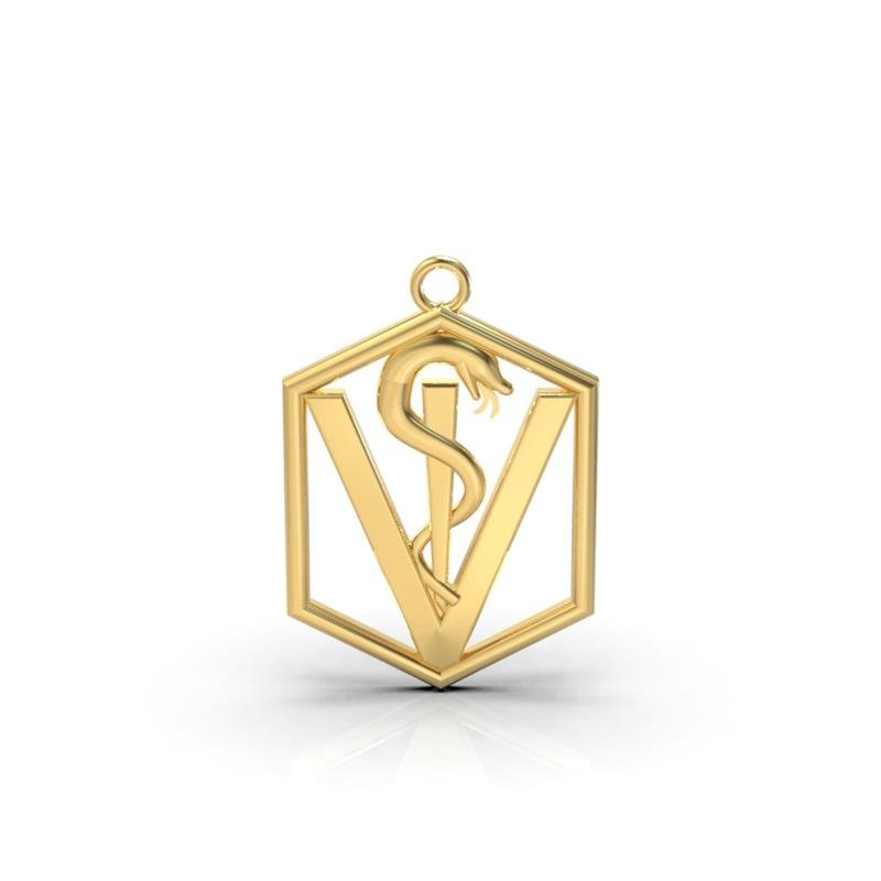 PINGENTE DE MOEDA FORMATURA MEDICINA 2,5X2 (TAM P)