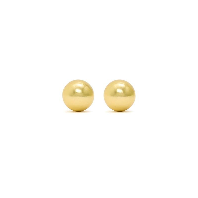BRINCO DE OURO 18KL BABY BOLINHA 5,0MM