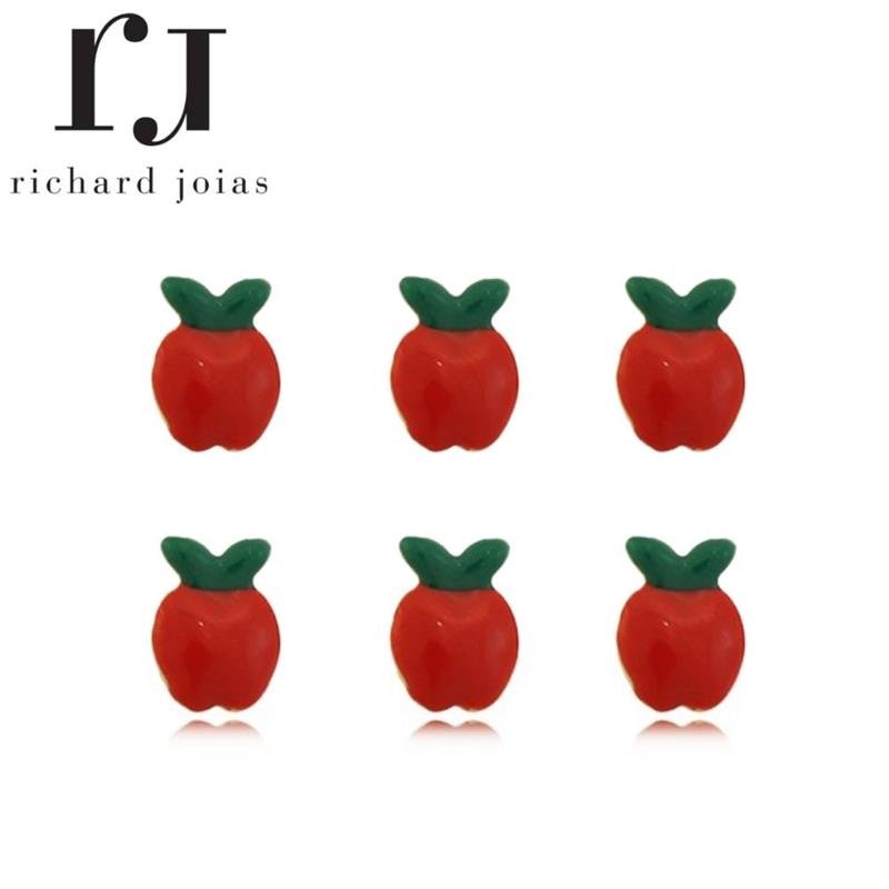 BRINCO FOLHEADO A OURO TRIO BABY MAÇA