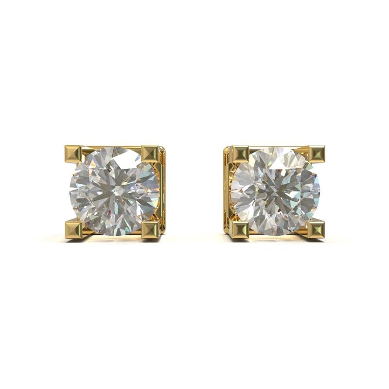 BRINCO DE MOEDA PRECIOUS REDONDO 8MM+TARRAXA FOLHEADA A OURO