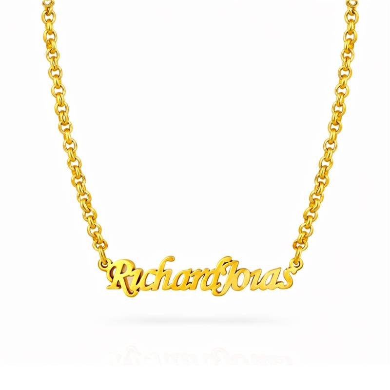 CORRENTE DE MOEDA PORTUGUESA 3MM/ 65CM + PINGENTE DE MOEDA NOME PERSONALIZADO