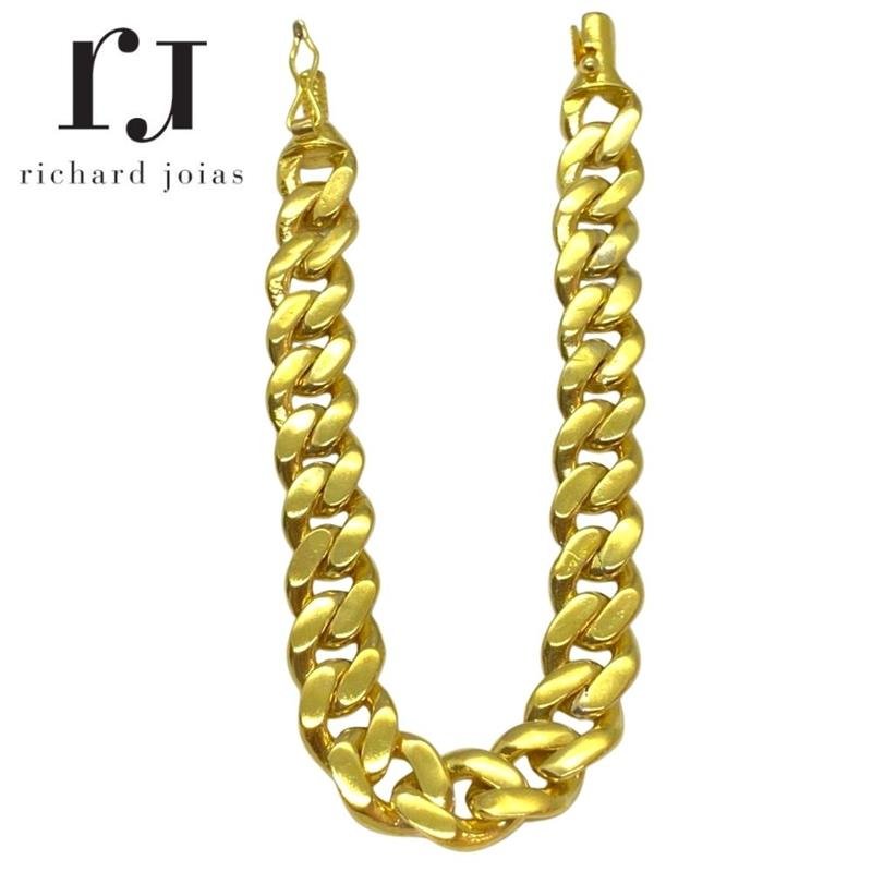 PULSEIRA DE MOEDA GRUMET 21 CM COMPRIMENTO E 10 MM LARGURA