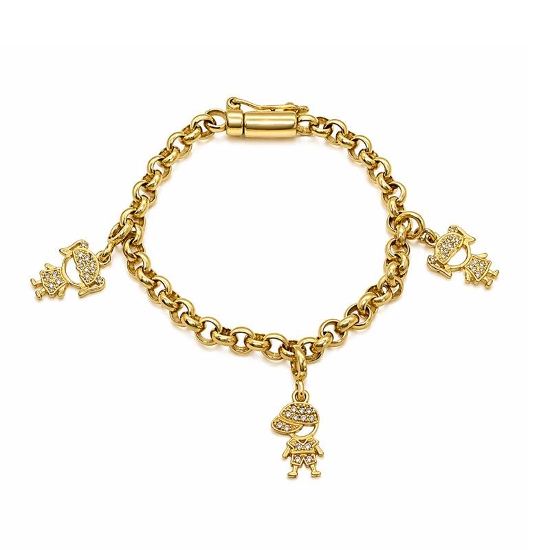 PULSEIRA DE MOEDA PORTUGUESA 23 CM E 3 MM / COM 03 CRIANÇAS