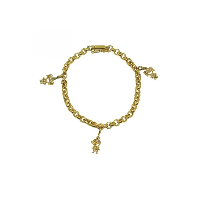 PULSEIRA DE MOEDA PORTUGUESA 21 CM E 6 MM / COM 03 CRIANÇAS