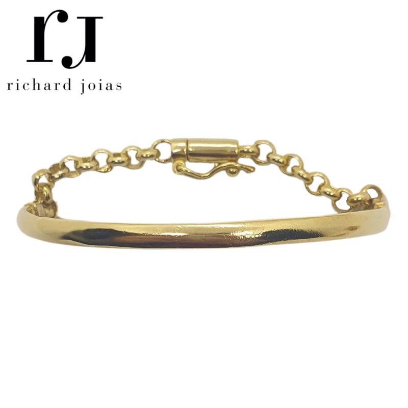 PULSEIRA DE MOEDA BRACELETE 4MM DE TAMANHO ÚNICO