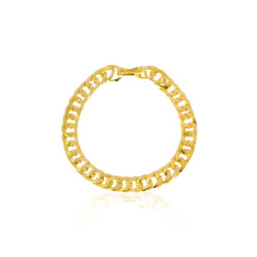 PULSEIRA DE MOEDA GRUMET 10,0MM ELO DUPLO