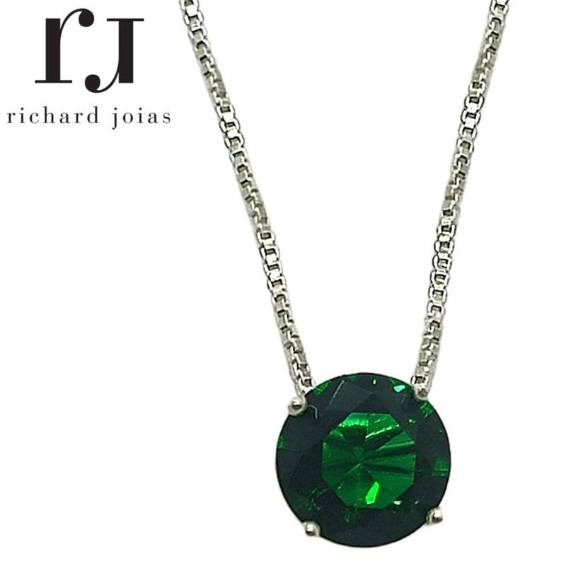 CONJUNTO DE PRATA 925 REDONDO 6MM C/ CORRENTE VENEZIANA 45CM