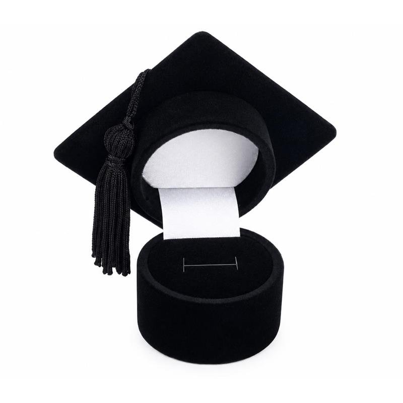 ESTOJO CHAPÉU DE FORMATURA / PRETO