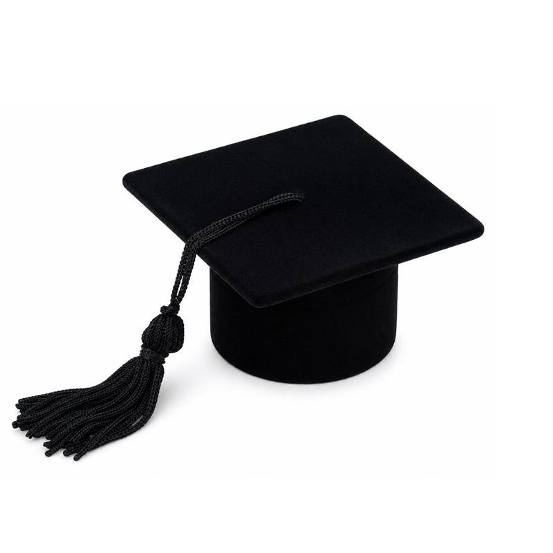 ESTOJO CHAPÉU DE FORMATURA / PRETO
